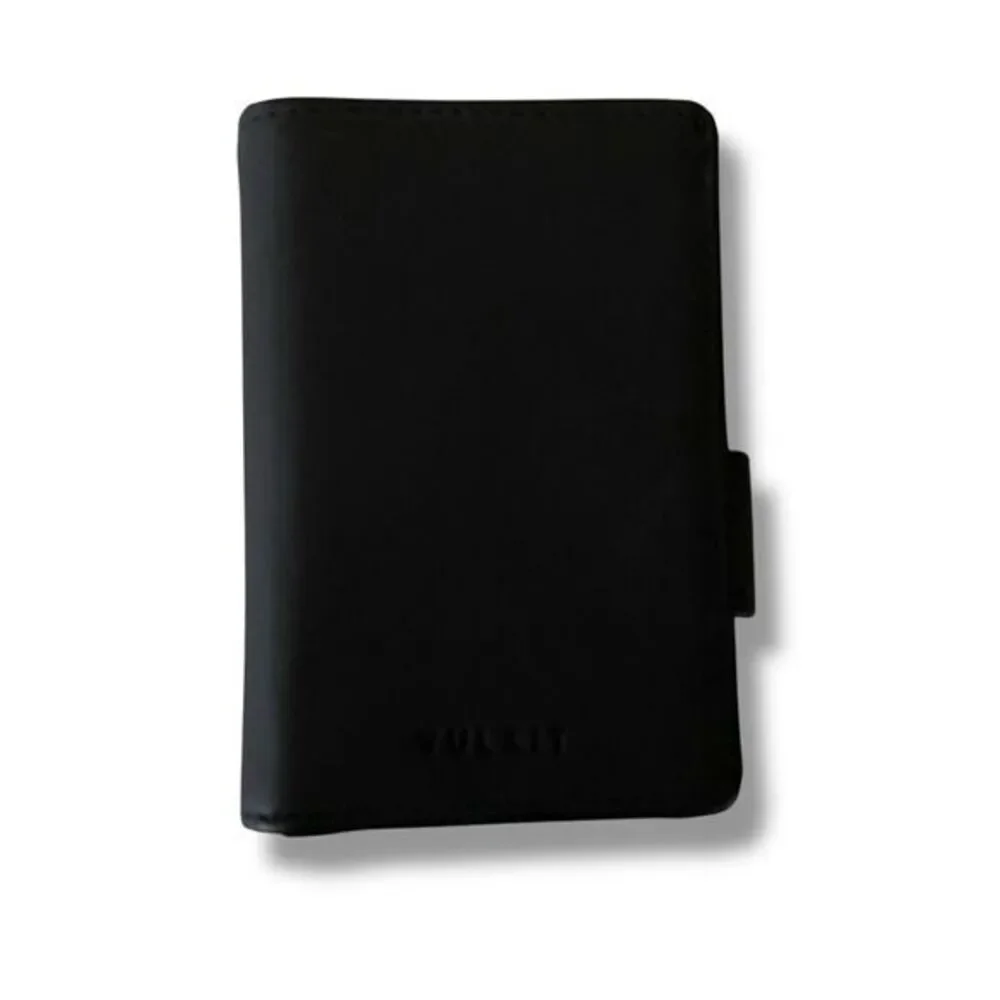 Vulkit Bi-fold Wallet Credit Card Holder RFID Blocking Pop up Black NEW